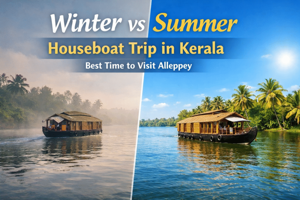 Summer Houseboat Trip in Kerala