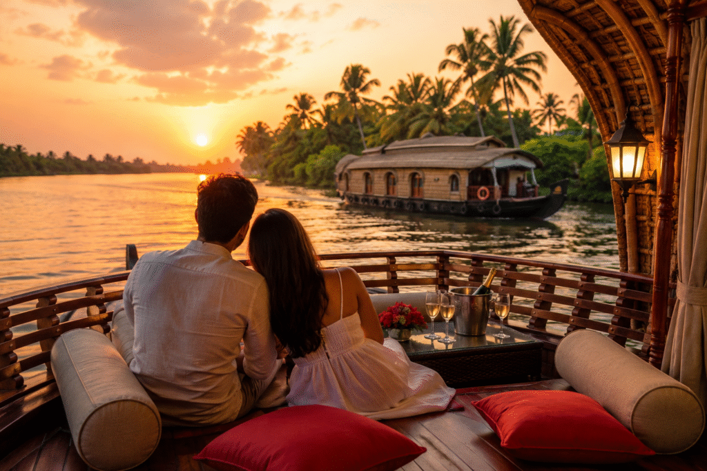 Honeymoon with an Alleppey Houseboat Stay