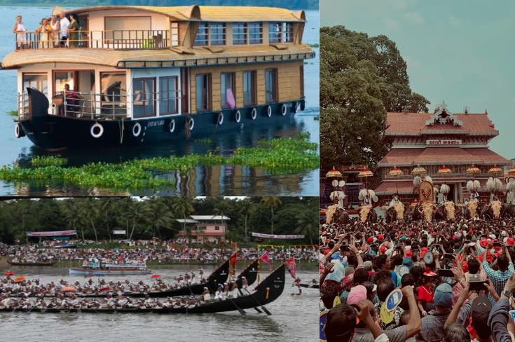Celebrate Onam on an Alleppey Houseboat