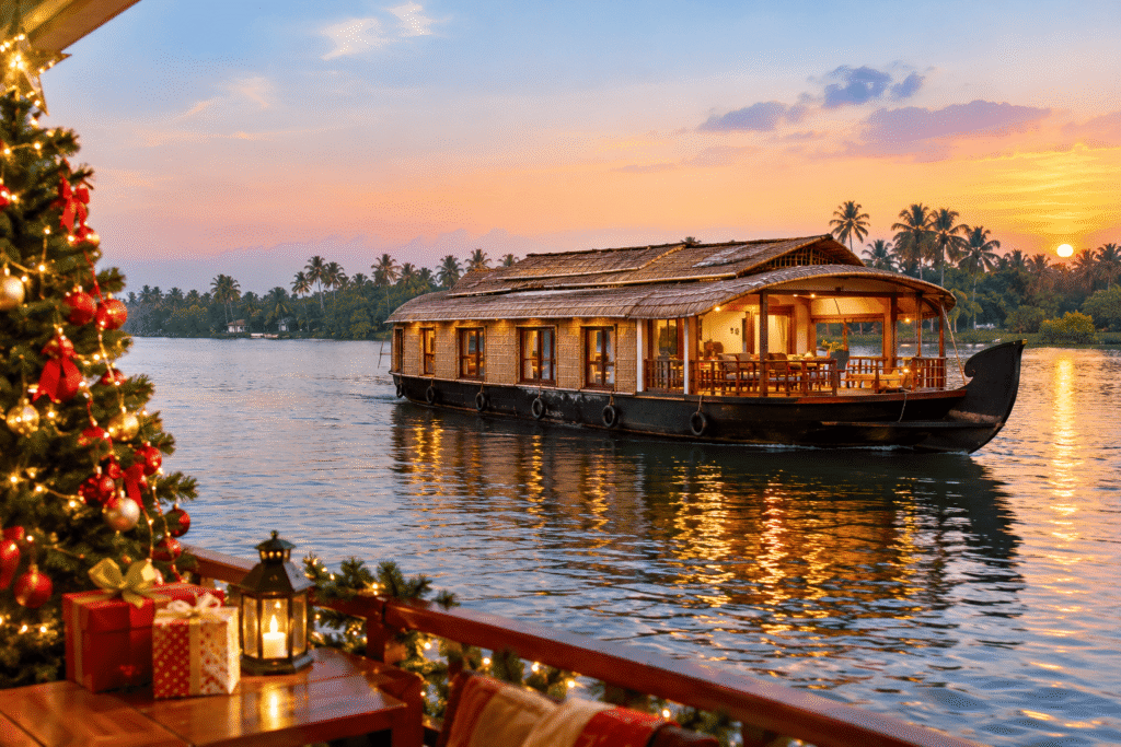 Christmas and New Year Holidays on Alleppey Houseboats