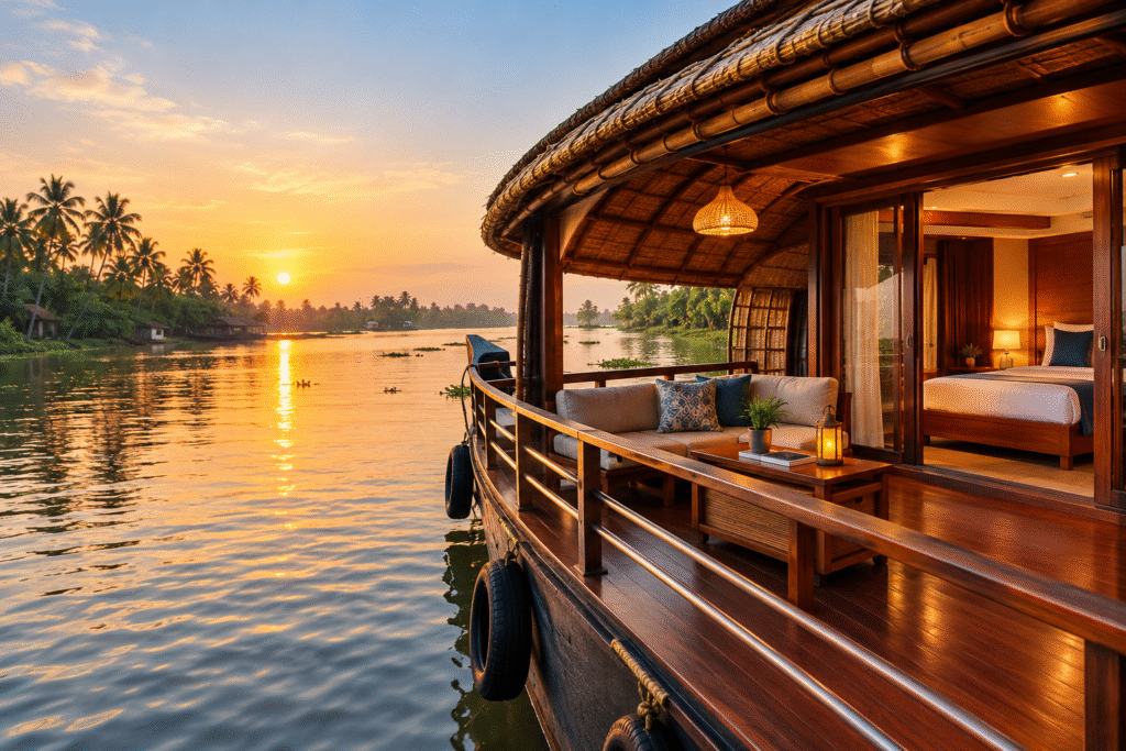 Day Cruise or Overnight Stay in Alleppey